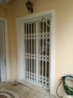 Πτυσσόμενα κάγκελα ασφάλειας με διπλές λάμες χάλυβα Τύπος 90