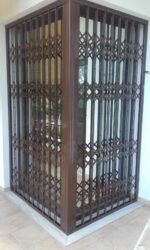 Πτυσσόμενα κάγκελα ασφάλειας με διπλές λάμες χάλυβα Τύπος 90 - Image 2